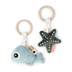 Done by Deer Barnevognskæder & -Legetøj|Cozy Loungers>Aktivitetsophæng 2 stk. - Wally - Blå