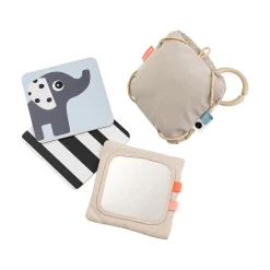 Done by Deer Aktivitetslegetøj>Baby kontrastkortholder - Deer friends - Sand