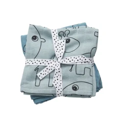 Done by Deer Stofbleer & Svøb>Babysvøb 2 stk. - Contour - Blå