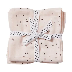 Done by Deer Stofbleer & Svøb>Babysvøb 2 stk. - Dreamy dots - Pudder