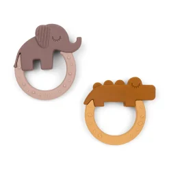 Done by Deer Bideringe Og Rangler>Bidering 2 stk. - Deer friends - Mustard/Pudder