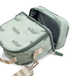 Done by Deer Varmt & Koldt|Børnetasker>Børne termo taske - Croco - Grøn