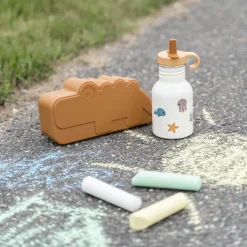 Done by Deer Drikkeflasker|Flasker & Kopper>Flaske rustfrit stål - Sea friends - - 350 ml Beige