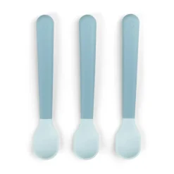 Done by Deer Bestik|Service>Foodie easy-grip babyske 3-pak - Blå