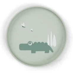 Done by Deer Service>Foodie tallerken - Croco - Grøn