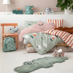 Done by Deer Bad Tid & Indretning>Gulvtæppe - Croco - Grøn