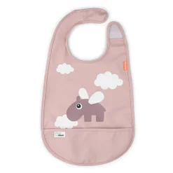 Done by Deer Hagesmække>Hagesmæk m/velcro - Happy Clouds - Pudder