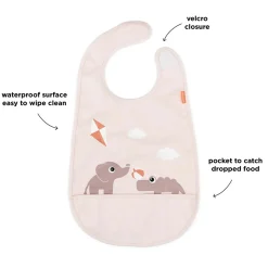 Done by Deer Hagesmække>Hagesmæk m/velcro - Playground - Pudder