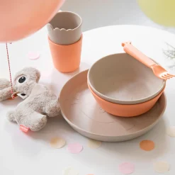 Done by Deer Service>Kiddish mini kop 2 stk. - Croco - Sand/Koral