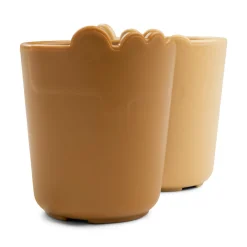 Done by Deer Service>Kiddish mini kop 2 stk. - Croco - Mustard