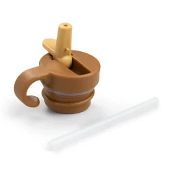 Done by Deer Drikkeflasker|Flasker & Kopper>Låg & sugerør - Metalflaske - Sea friends - Mustard