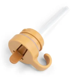 Done by Deer Drikkeflasker|Flasker & Kopper>Låg & sugerør - Metalflaske - Raffi - Mustard