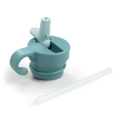 Done by Deer Drikkeflasker|Flasker & Kopper>Låg & sugerør - Metalflaske - Elphee - Blå