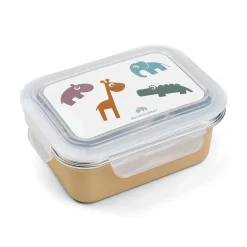 Done by Deer Madkasser>Madkasse i rustfrit stål - Deer friends - Mustard