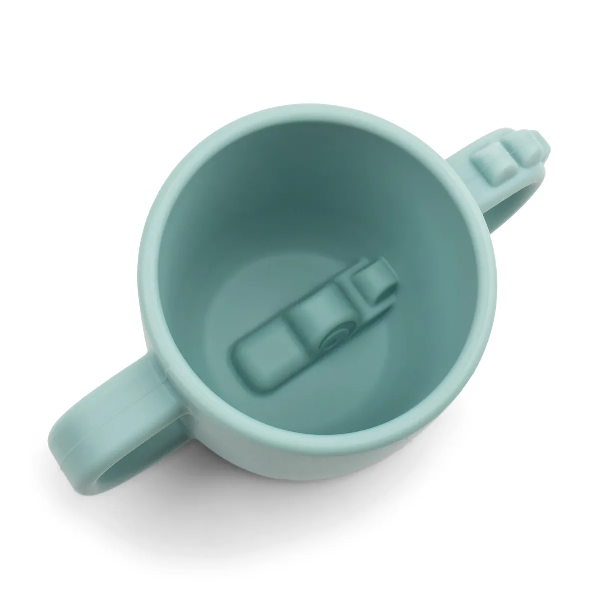 Done by Deer Service|Flasker & Kopper>Peekaboo kop med 2 håndtag - Croco - Blå