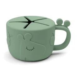 Done by Deer Service|Flasker & Kopper>Peekaboo snack kop - Raffi - Grøn