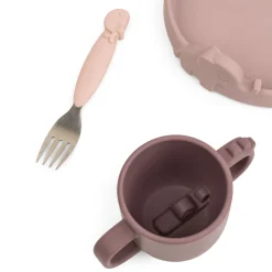 Done by Deer Spisesæt>Peekaboo spisesæt - Deer friends - Pudder