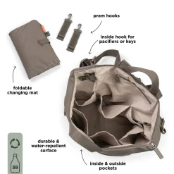 Done by Deer Pusletasker>Puslerygsæk - Taupe