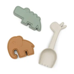 Done by Deer Udendørs Leg|Aktivitetslegetøj>Sandkassesæt 3 dele - Deer friends - Farvemix