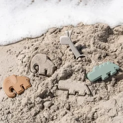 Done by Deer Udendørs Leg|Aktivitetslegetøj>Sandkassesæt 3 dele - Deer friends - Farvemix