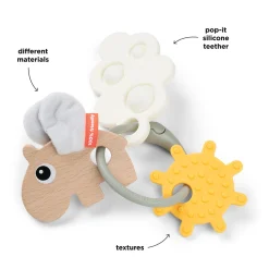 Done by Deer Trælegetøj|Aktivitetslegetøj>Sanse- & aktivitetsring - Happy clouds - Farvemix