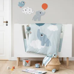 Done by Deer Sengetøj Til Baby>Sengesæt junior - Elphee - Blå