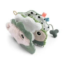 Done by Deer Bøger & Puslespil|Aktivitetslegetøj>Sensorisk baby aktivitetsbog - Tiny farm - Farvemix