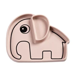 Done by Deer Service>Silicone Stick&Stay tallerken - Elphee - Pudder