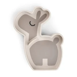 Done by Deer Service>Silikone Stick&Stay snacktallerken - Lalee - Sand