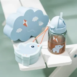 Done by Deer Snack Tid|Madkasser>Snack & madkasse m/drikkedunk - Playground - Blå