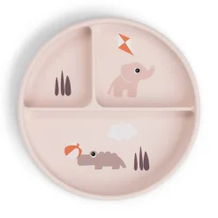 Done by Deer Service>Stick&Stay inddelt tallerken - Playground - Pudder