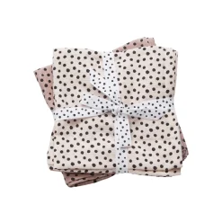 Done by Deer Stofbleer & Svøb>Stofble 2 stk. - Happy dots - Pudder