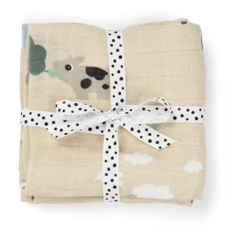 Done by Deer Stofbleer & Svøb>Stofble 2 stk. - Tiny farm - Sand