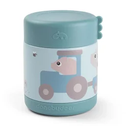 Done by Deer Varmt & Koldt|Madkasser>Termo madbeholder Tiny farm 300 ml Blå