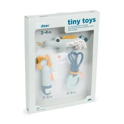 Done by Deer Bideringe Og Rangler>Tiny Toys gavesæt - Deer friends - Blå