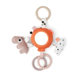 Done by Deer Barnevognskæder & -Legetøj|Aktivitetslegetøj>To go aktivitetsspejl - Happy clouds - Papaya