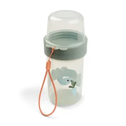 Done by Deer Snack Tid|Madopbevaring>To go 2-way snackbøtte L - Croco - Grøn