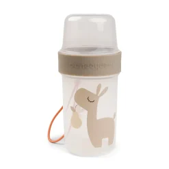 Done by Deer Snack Tid|Madopbevaring>To go 2-way snackbøtte L - Lalee - Sand
