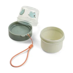 Done by Deer Snack Tid|Madopbevaring>To go 2-way snackbøtte S - Birdee - Grøn