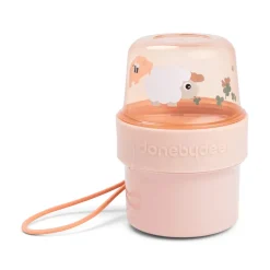 Done by Deer Snack Tid|Madopbevaring>To go 2-way snackbøtte S - Tiny farm - Pudder