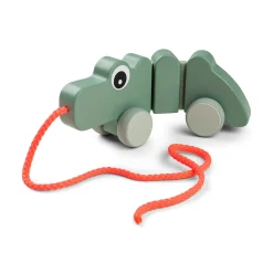 Done by Deer Trælegetøj|Trækdyr Og Gåvogne>Trækdyr - Croco - Grøn